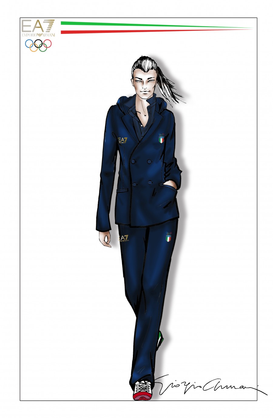 ARMANI VESTE LA SQUADRA AZZURRA PER RIO 2016 ARMANI VESTE LA SQUADRA AZZURRA PER RIO 2016
