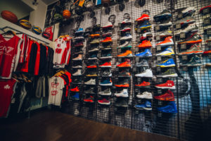 Rucker Park basketball store a Milano - interno