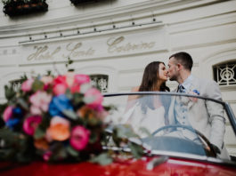 decorazioni auto matrimonio - courtesy photoweddingstudio