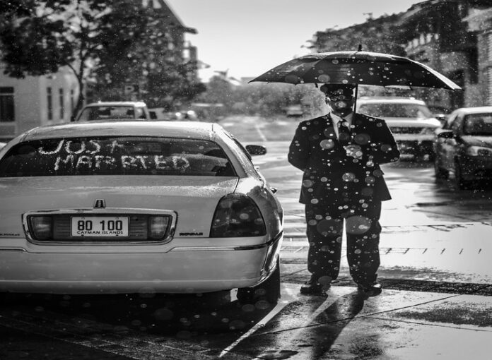 Matrimonio sotto la pioggia