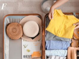 valigia per il viaggio di nozze