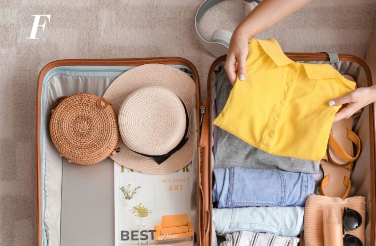 valigia per il viaggio di nozze