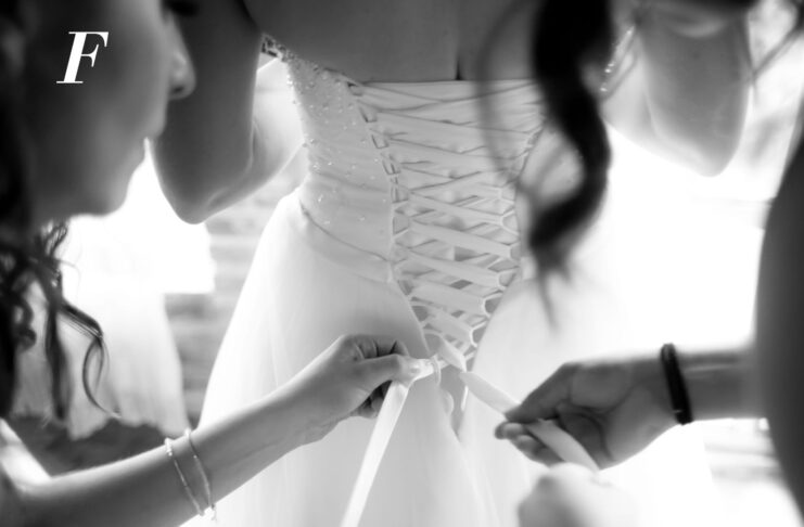 vestiti da sposa con corsetto